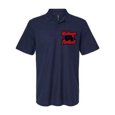 Football, Mustang Football Softstyle Adult Sport Polo