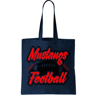 Football, Mustang Football Tote Bag