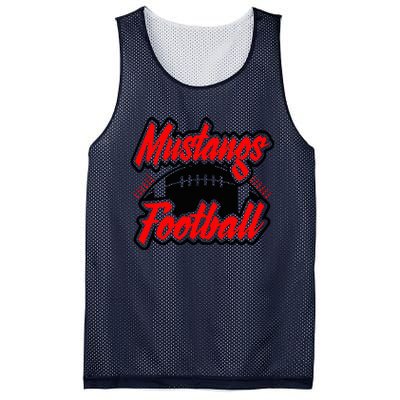 Football, Mustang Football Mesh Reversible Basketball Jersey Tank