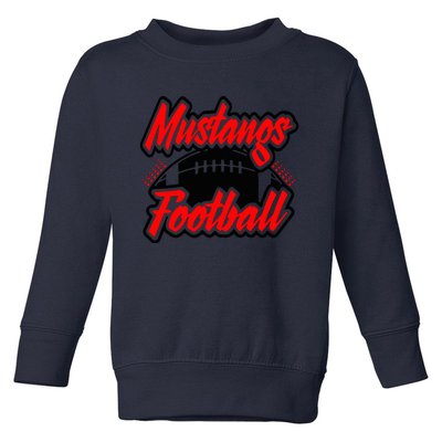 Football, Mustang Football Toddler Sweatshirt