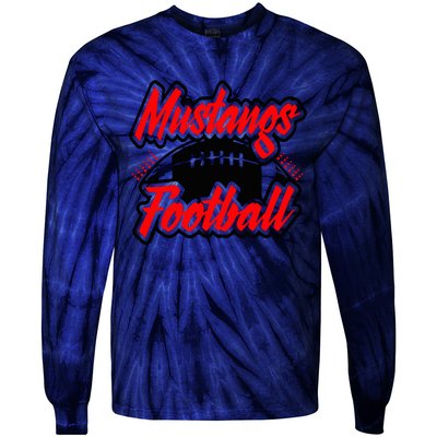 Football, Mustang Football Tie-Dye Long Sleeve Shirt