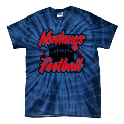 Football, Mustang Football Tie-Dye T-Shirt