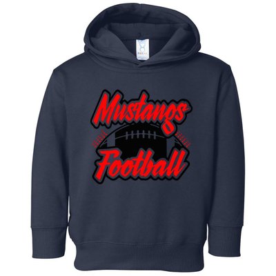 Football, Mustang Football Toddler Hoodie