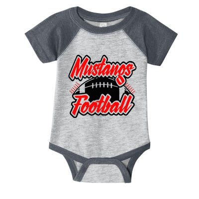 Football, Mustang Football Infant Baby Jersey Bodysuit