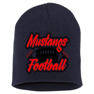 Football, Mustang Football Short Acrylic Beanie