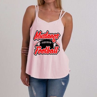 Football, Mustang Football Women's Strappy Tank