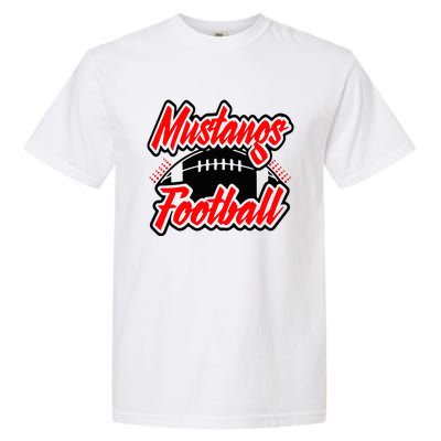 Football, Mustang Football Garment-Dyed Heavyweight T-Shirt