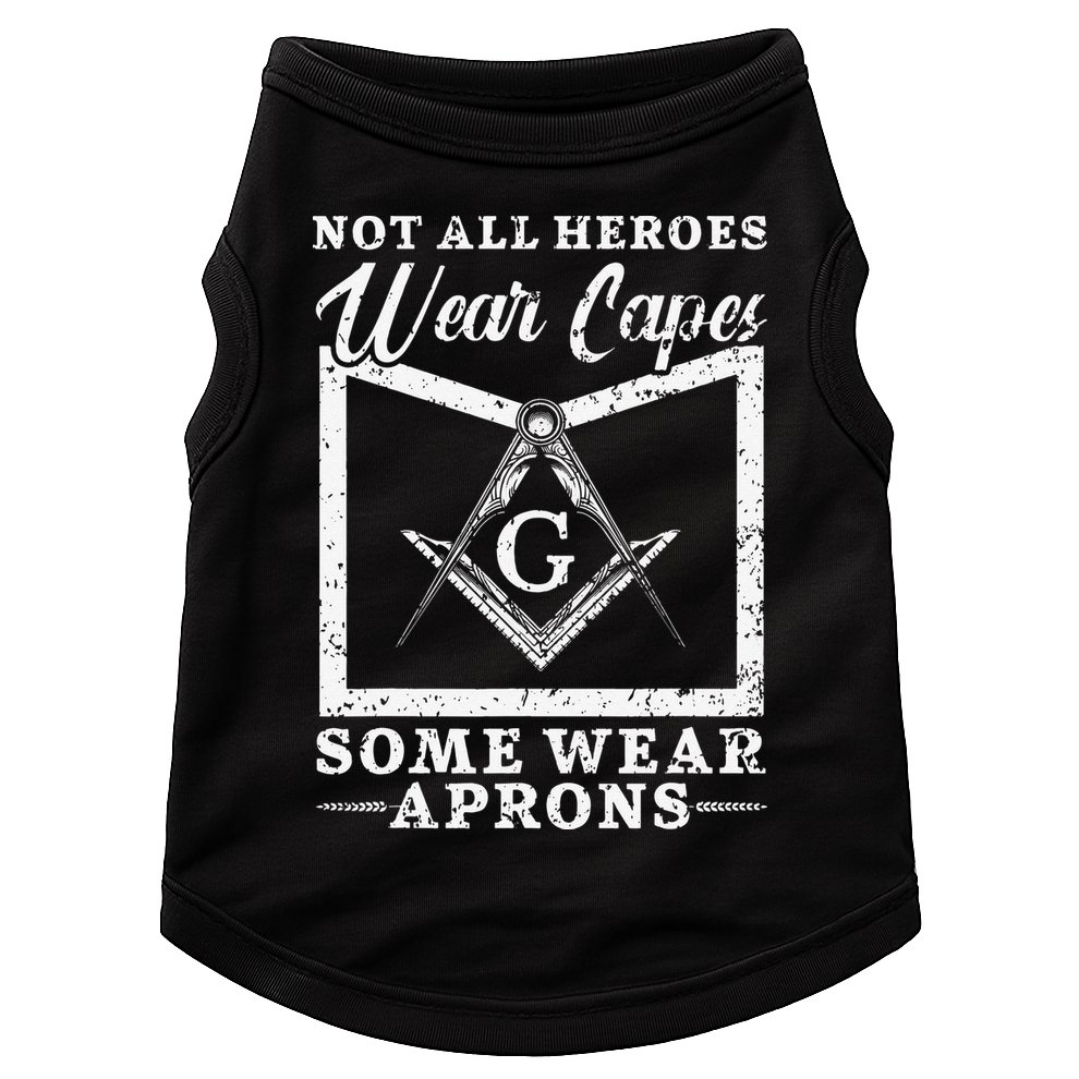 Freemason Masonic Fraternal Freemasonry Square Compass Doggie Tank