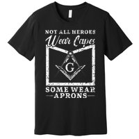 Freemason Masonic Fraternal Freemasonry Square Compass Premium T-Shirt