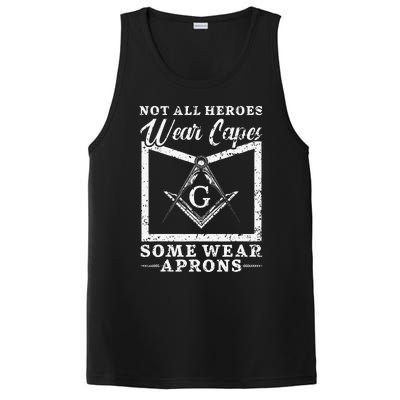 Freemason Masonic Fraternal Freemasonry Square Compass PosiCharge Competitor Tank