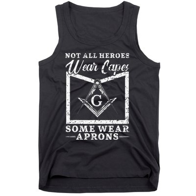 Freemason Masonic Fraternal Freemasonry Square Compass Tank Top