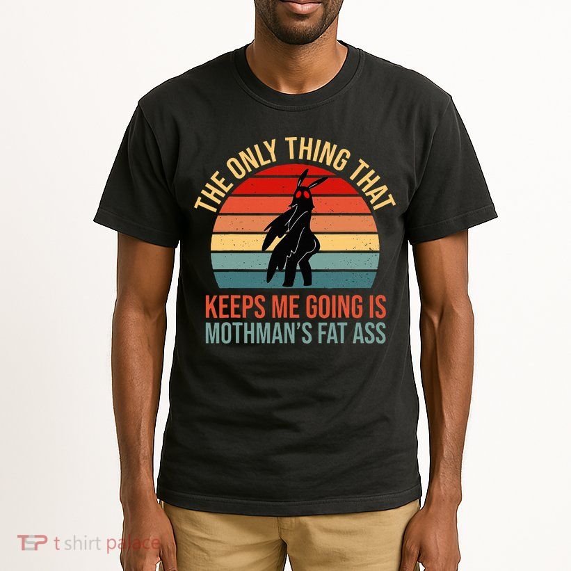 Funny Mothman Fat Ass Vintage Cryptid Funny Mothman Tall T-Shirt