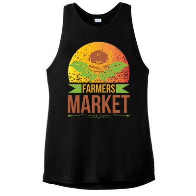 Farmers Market Ladies PosiCharge Tri-Blend Wicking Tank