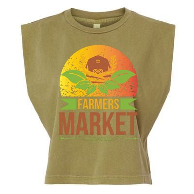 Farmers Market Garment-Dyed Women's Muscle Tee