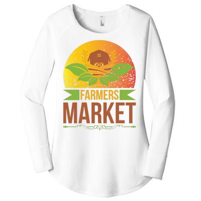 Farmers Market Women's Perfect Tri Tunic Long Sleeve Shirt