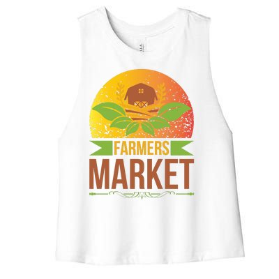 Farmers Market Women's Racerback Cropped Tank