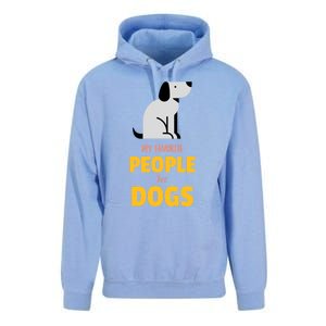 Funny My Favorite People Are Dogs V2 Gift Unisex Surf Hoodie