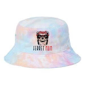 Ferret Mom Funny Animal Lover Weasel Women Mother Mama Gifts Tie Dye Newport Bucket Hat