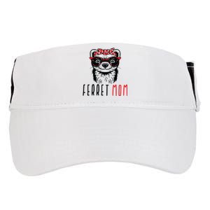 Ferret Mom Funny Animal Lover Weasel Women Mother Mama Gifts Adult Drive Performance Visor