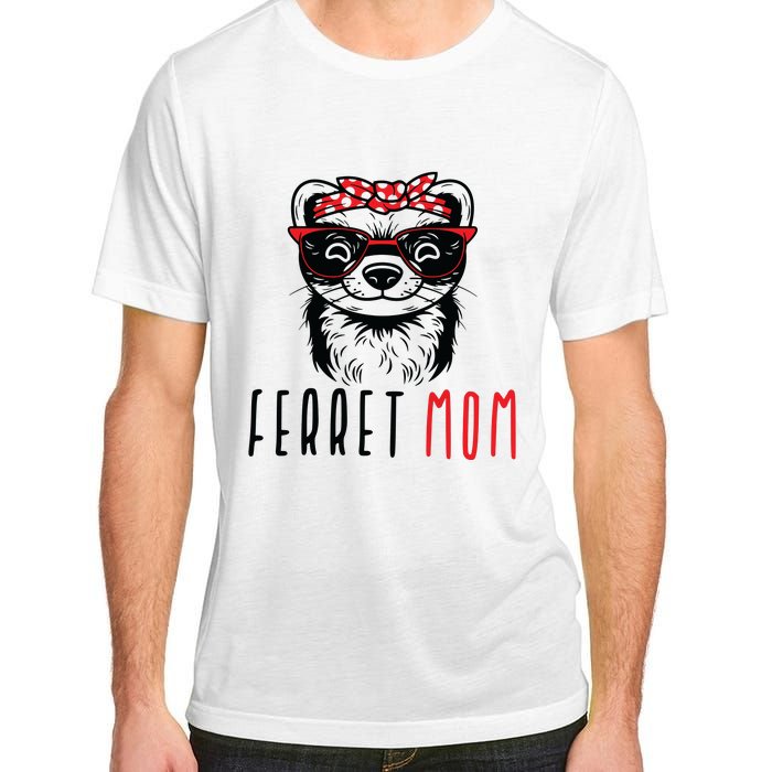 Ferret Mom Funny Animal Lover Weasel Women Mother Mama Gifts Adult ChromaSoft Performance T-Shirt