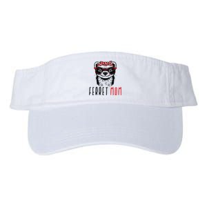 Ferret Mom Funny Animal Lover Weasel Women Mother Mama Gifts Valucap Bio-Washed Visor