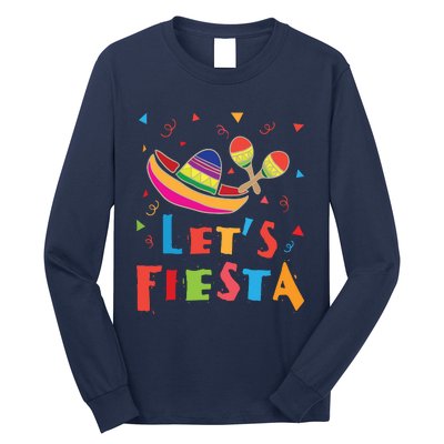 Funny Mexico Fiesta Mexican Party Long Sleeve Shirt