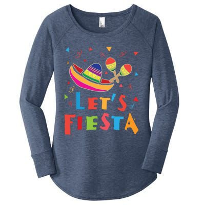 Funny Mexico Fiesta Mexican Party Women's Perfect Tri Tunic Long Sleeve Shirt