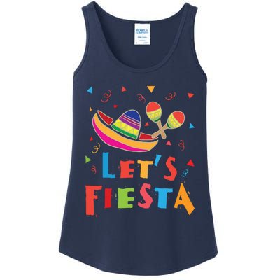 Funny Mexico Fiesta Mexican Party Ladies Essential Tank