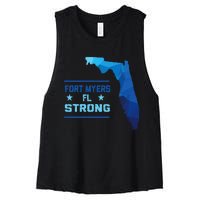 Fort Myers Florida Strong Women's Racerback Cropped Tank