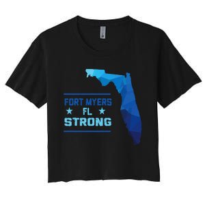 Fort Myers Florida Strong Women's Crop Top Tee