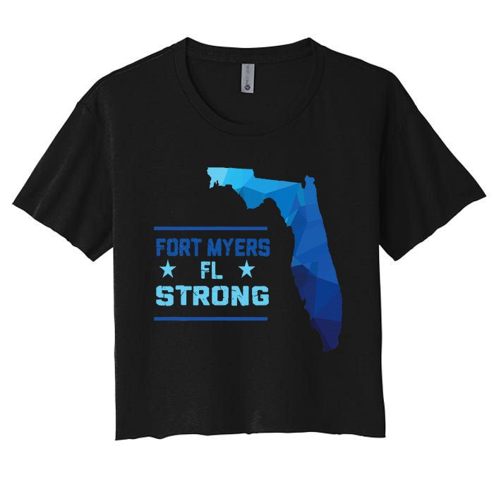 Fort Myers Florida Strong Women's Crop Top Tee