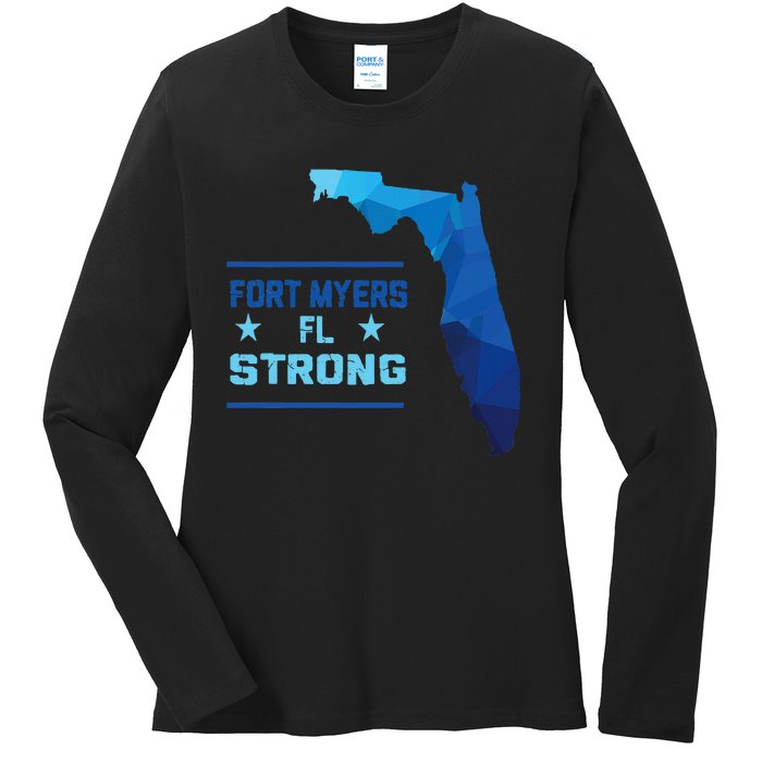 Fort Myers Florida Strong Ladies Long Sleeve Shirt