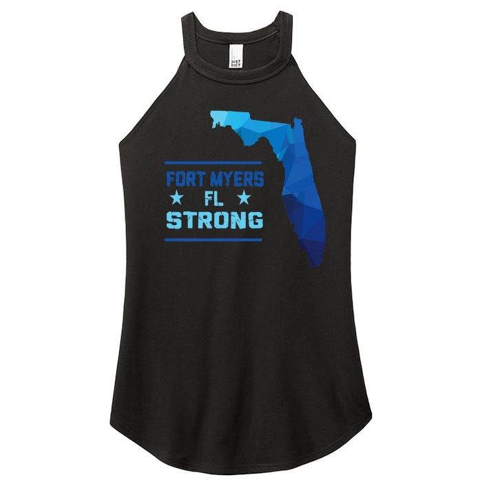 Fort Myers Florida Strong Women's Perfect Tri Rocker Tank