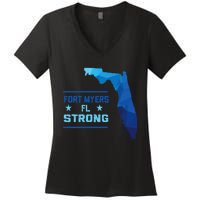 Fort Myers Florida Strong Women's V-Neck T-Shirt