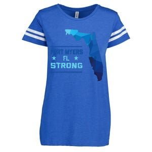 Fort Myers Florida Strong Enza Ladies Jersey Football T-Shirt