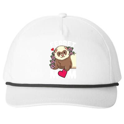 Ferret Mom Snapback Five-Panel Rope Hat