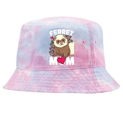 Ferret Mom Tie-Dyed Bucket Hat