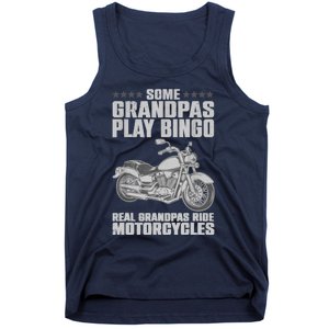 Funny Motorcycle For Grandpa Dad Motorcycle Lovers Riders Tank Top