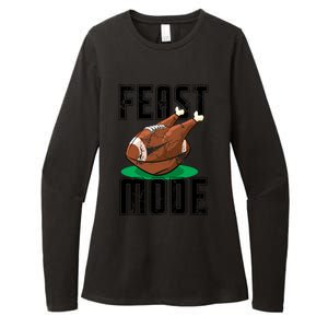 Feast Mode Funny Turkey Day Thanksgiving Gift Great Gift Womens CVC Long Sleeve Shirt