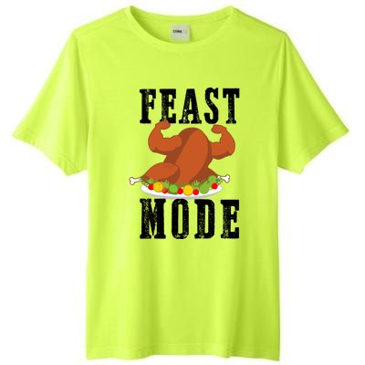 Feast Mode Funny Turkey Muscle Thanksgiving Gift Gift Tall Fusion ChromaSoft Performance T-Shirt