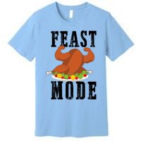 Feast Mode Funny Turkey Muscle Thanksgiving Gift Gift Premium T-Shirt