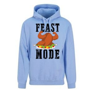 Feast Mode Funny Turkey Muscle Thanksgiving Gift Gift Unisex Surf Hoodie