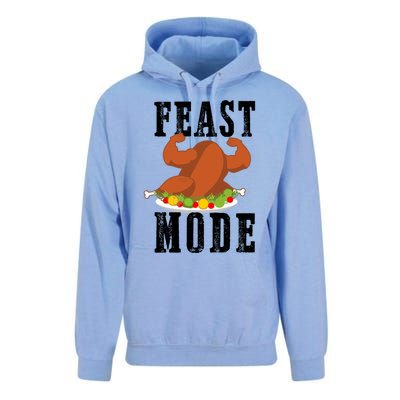 Feast Mode Funny Turkey Muscle Thanksgiving Gift Gift Unisex Surf Hoodie