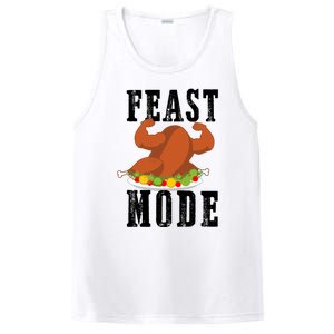 Feast Mode Funny Turkey Muscle Thanksgiving Gift Gift PosiCharge Competitor Tank