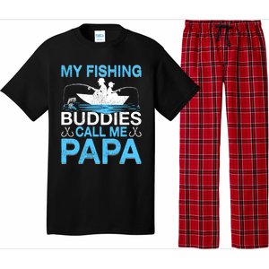 Funny My Fishing Buddies Call Papa Fishing Father's Day Meaningful Gift Pajama Set