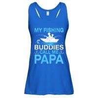 Funny My Fishing Buddies Call Papa Fishing Father's Day Meaningful Gift Ladies Essential Flowy Tank