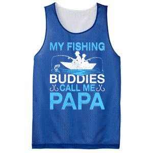 Funny My Fishing Buddies Call Papa Fishing Father's Day Meaningful Gift Mesh Reversible Basketball Jersey Tank