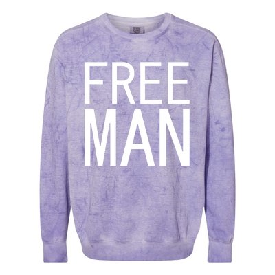 Free Man Colorblast Crewneck Sweatshirt