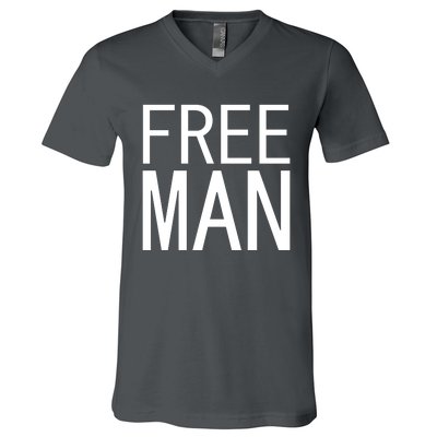 Free Man V-Neck T-Shirt