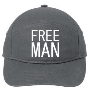 Free Man 7-Panel Snapback Hat